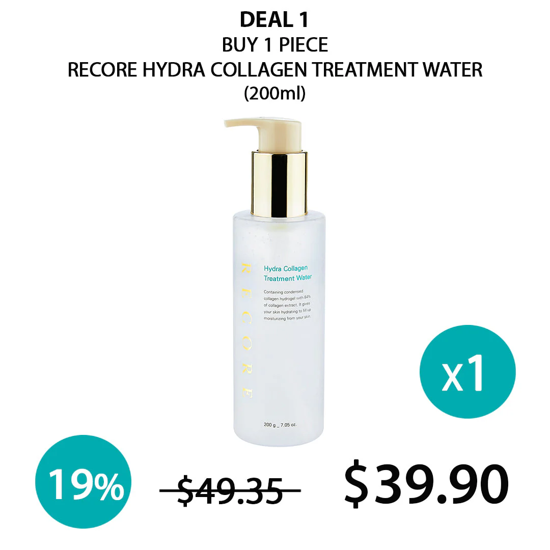 [RECORE] Ampoule Special Set + Hydra Collagen Treatment Water 200ml - Image 5