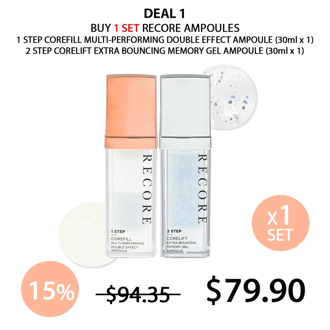[RECORE] Ampoule Special Set + Hydra Collagen Treatment Water 200ml - Image 7