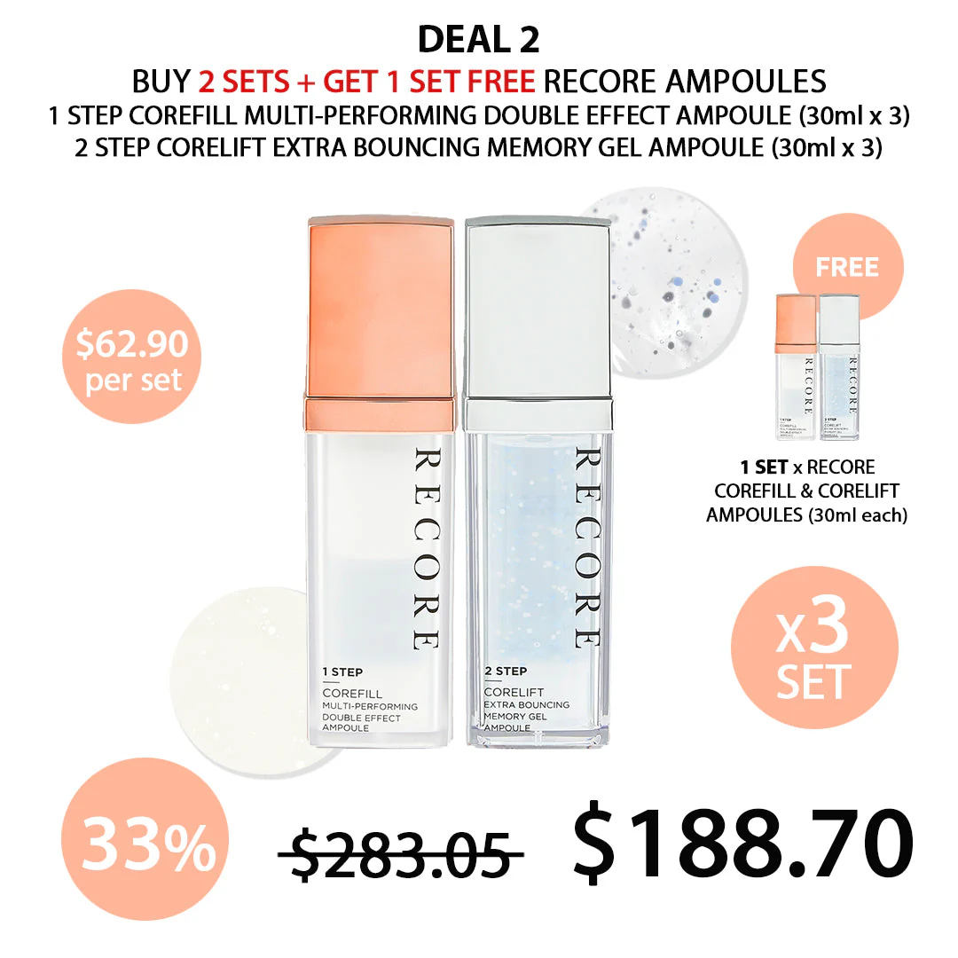[RECORE] Ampoule Special Set + Hydra Collagen Treatment Water 200ml - Image 8