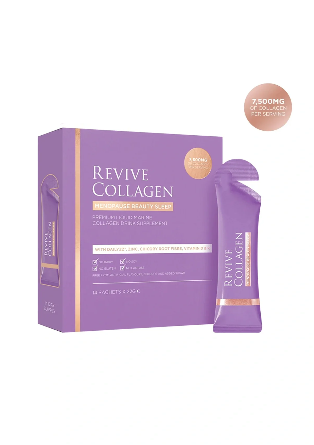 Revive Collagen - Menopause Beauty Sleep Hydrolysed Marine Collagen Drink - Image 2