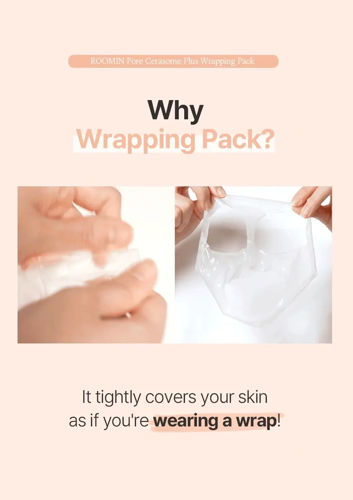 CLEARANCE SALE - [ROOMIN] Pore cerasome Plus Wrapping Pack 150ml - Image 10