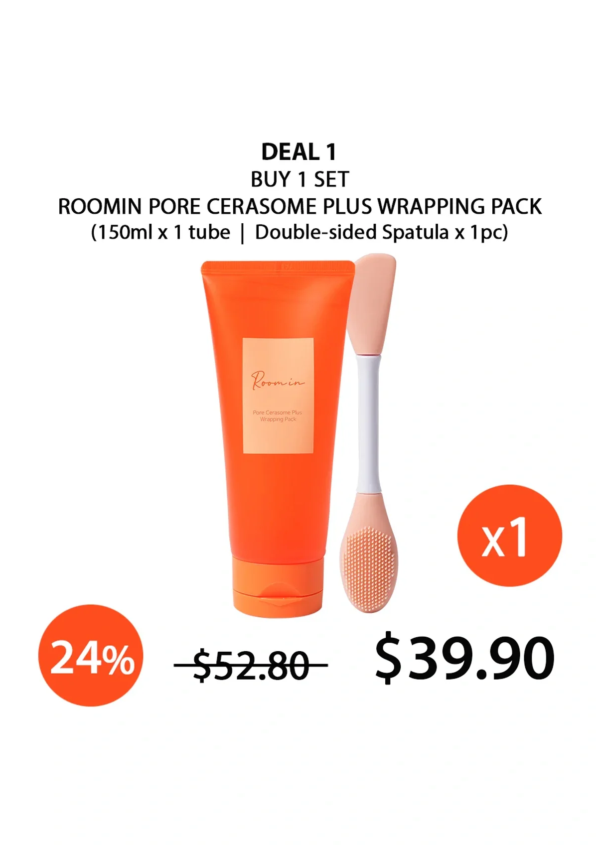 CLEARANCE SALE - [ROOMIN] Pore cerasome Plus Wrapping Pack 150ml - Image 19