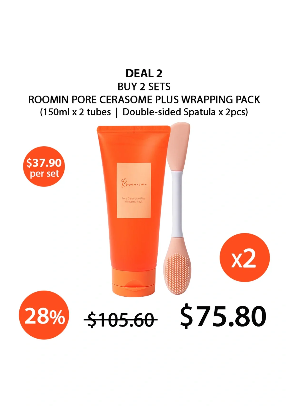 CLEARANCE SALE - [ROOMIN] Pore cerasome Plus Wrapping Pack 150ml - Image 20