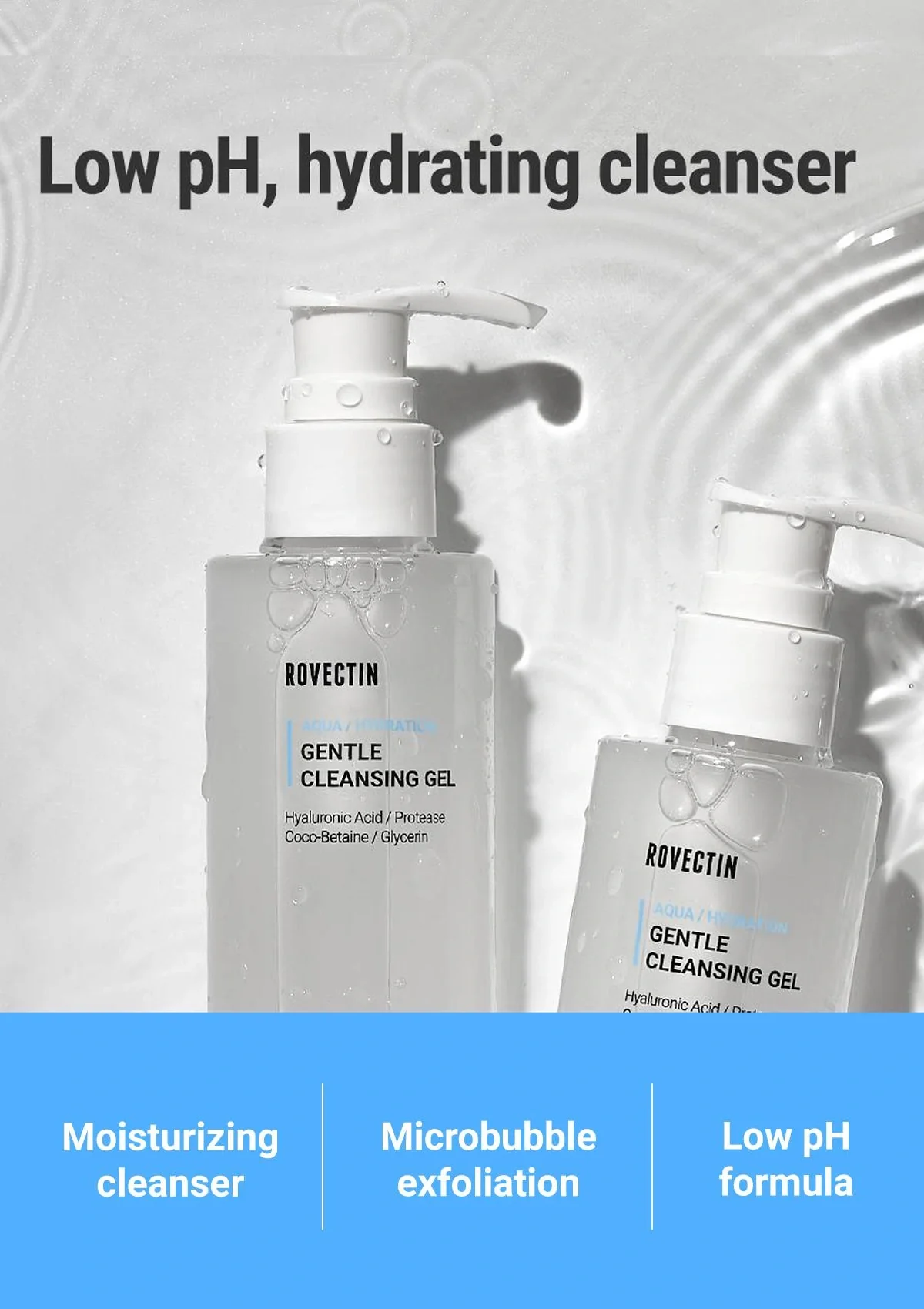 [ROVECTIN] Aqua Gentle Cleansing Gel 175ml - Image 3