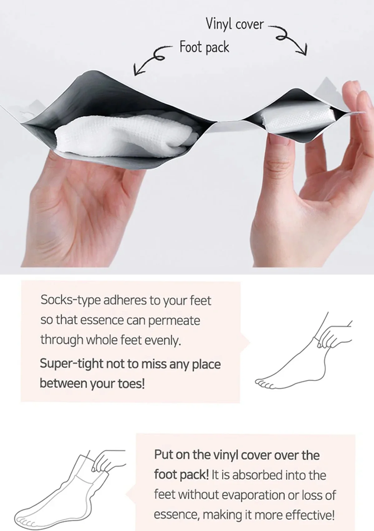[RUBELLI] Toe Socks Foot Pack (1 Box = 3 Pairs) - Image 6