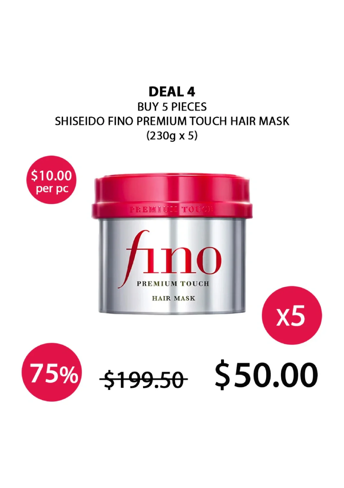 [SHISEIDO] Fino Premium Touch Hair Mask 230g - Image 10