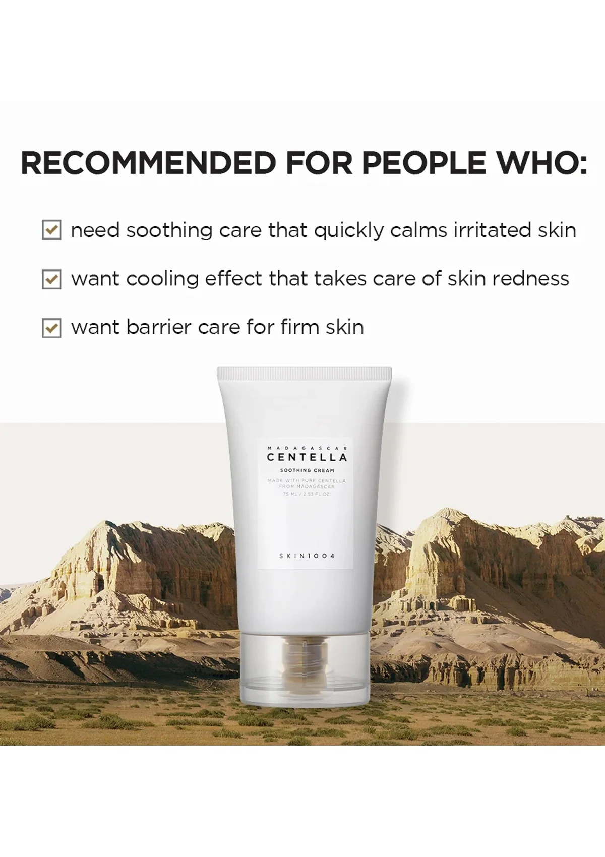 [SKIN1004]  Madagascar Centella Soothing Cream 75ml - Image 6