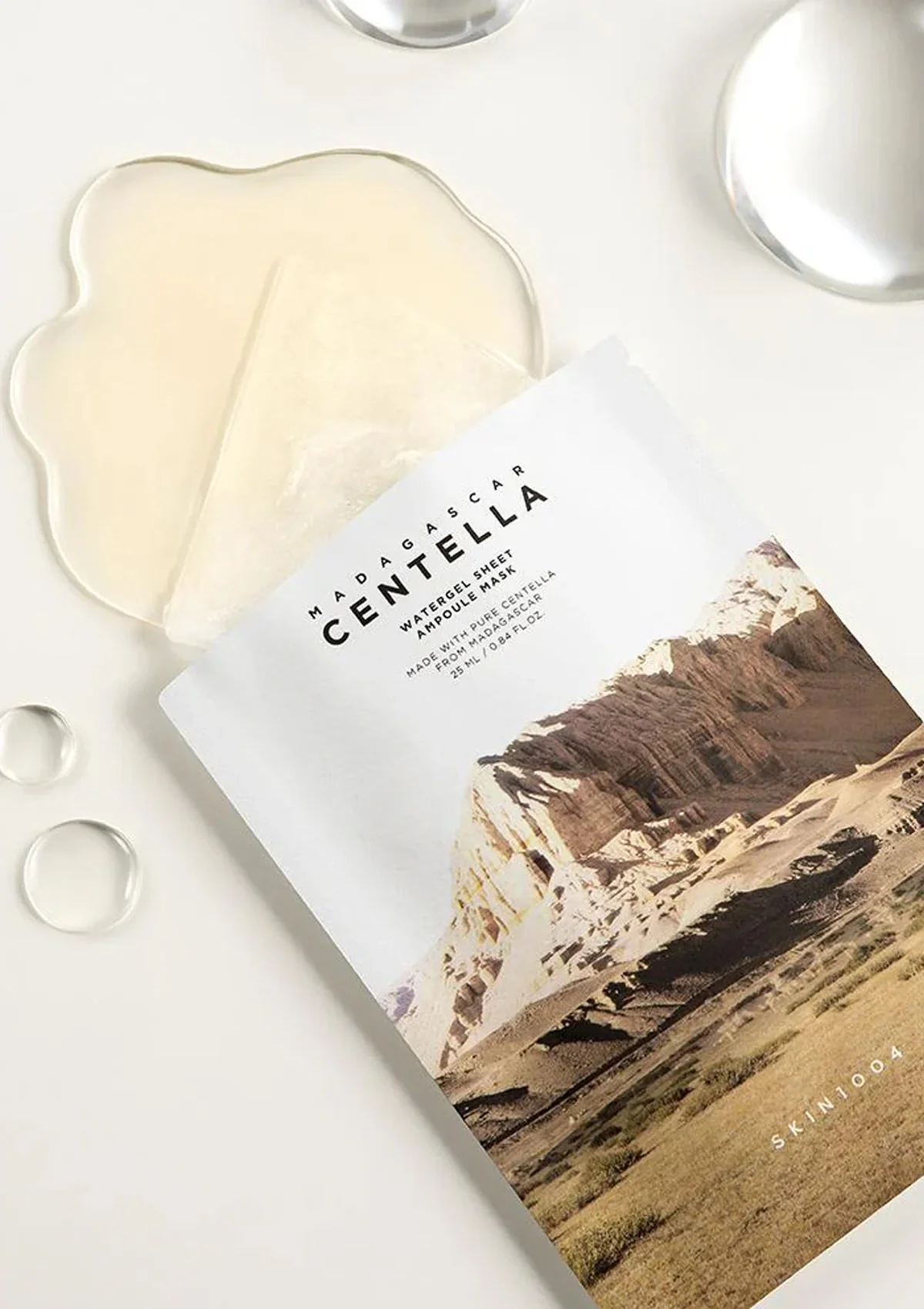 [SKIN1004] Madagascar Centella Watergel Sheet Ampoule Mask (1 Box = 25ml x 5 Masks) - Image 2