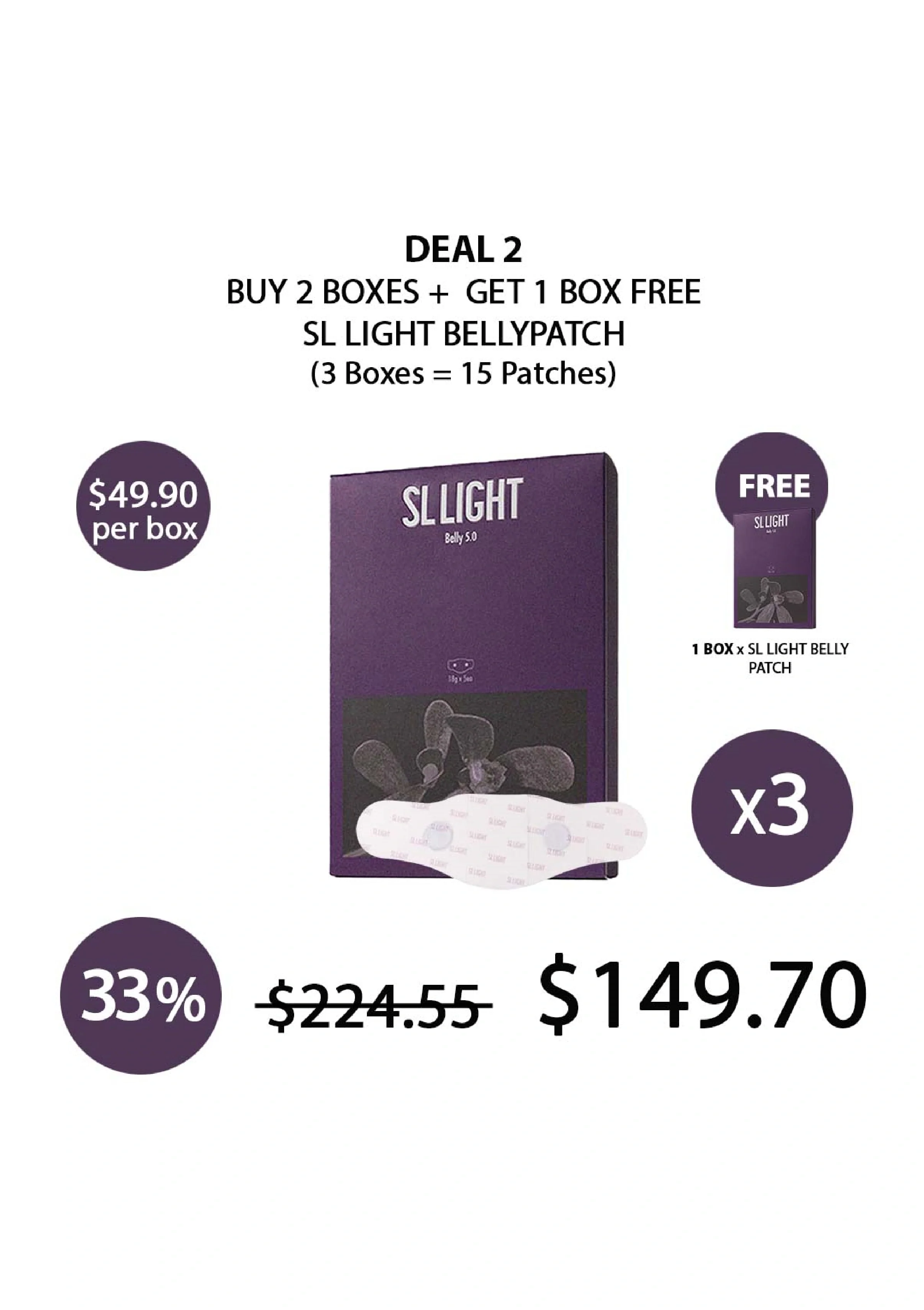 [SL LIGHT] Belly Patch (1 Box = 18g X 5 Patches) - Image 18