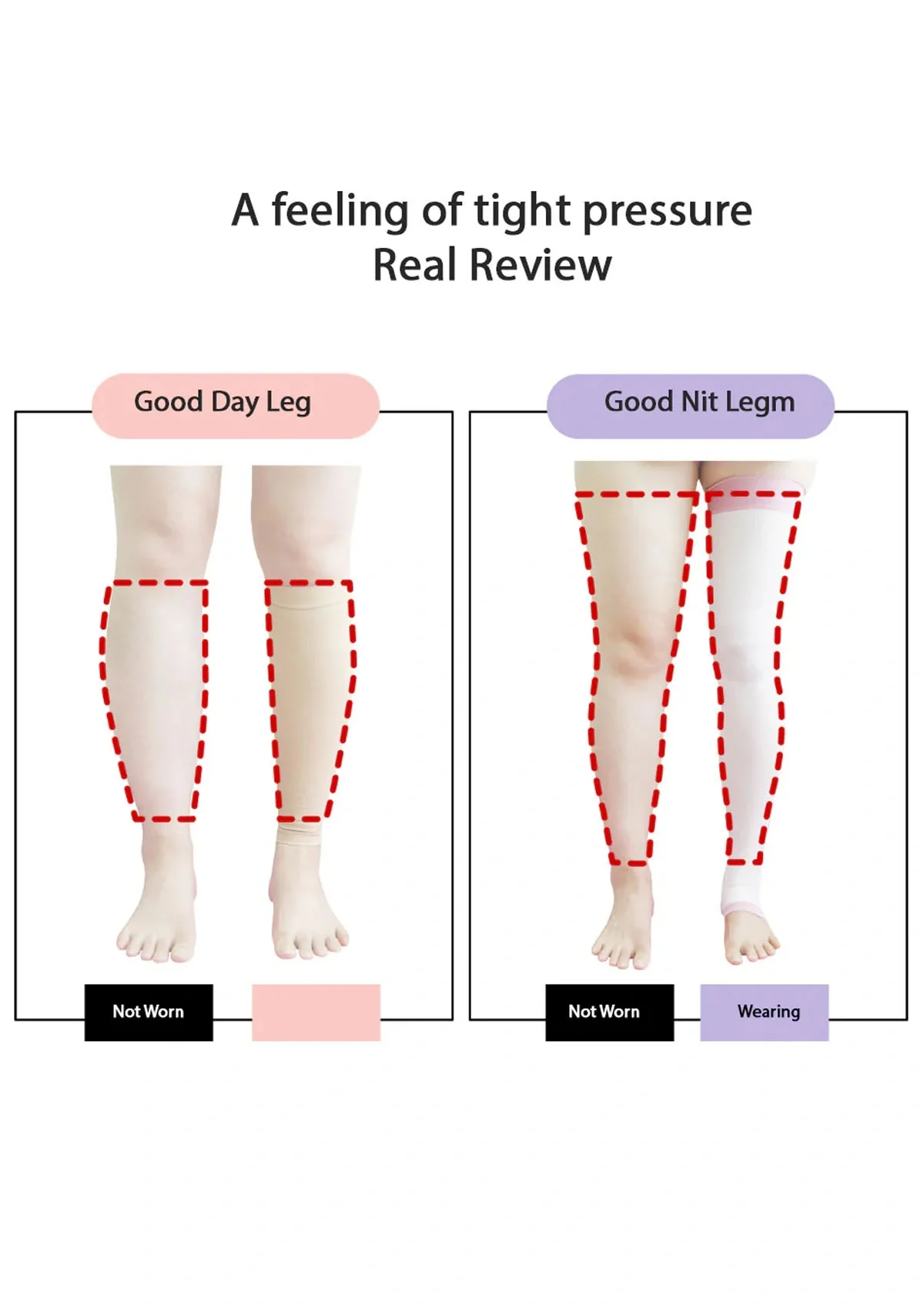 [SUNMIMALL] Good Day Fit Calf Compression Stockings (Free Size) - Image 5