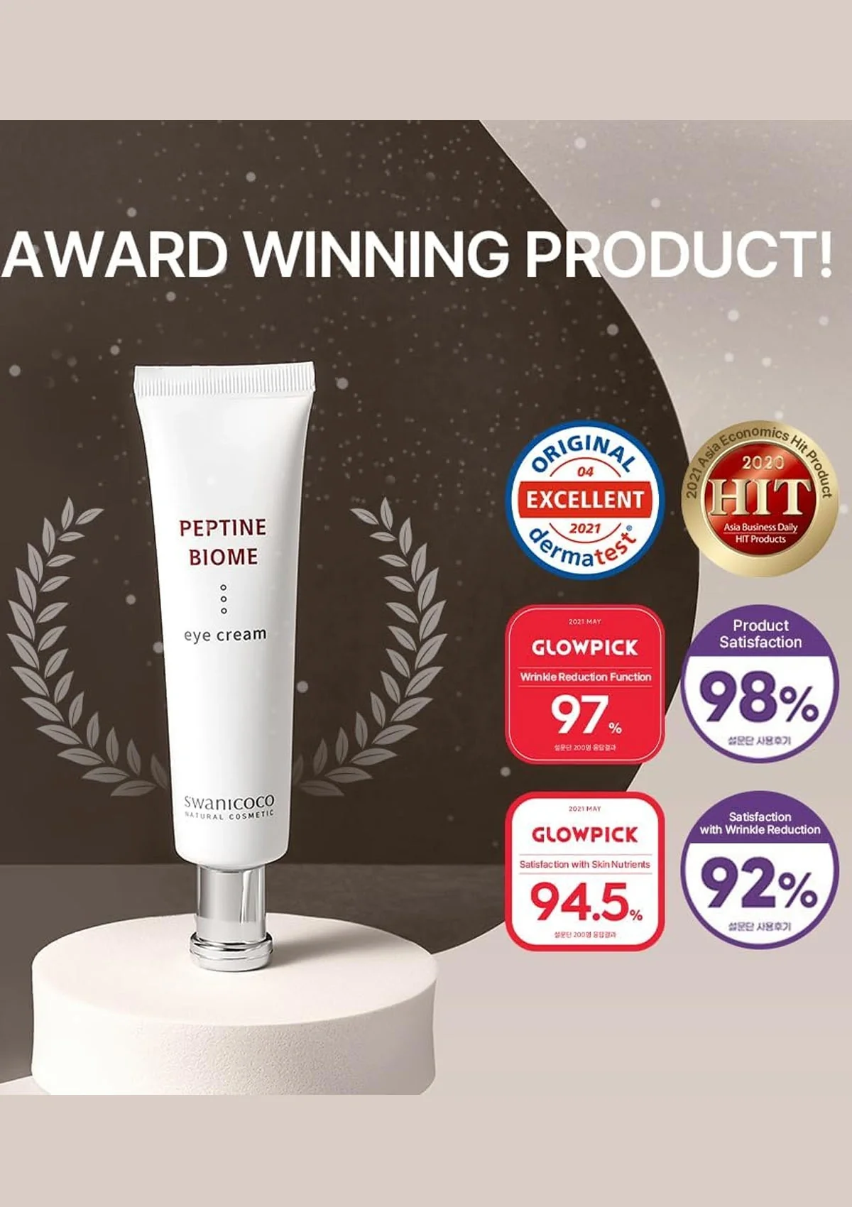 [SWANICOCO] Peptine Eye Care Cream 30ml - Image 3