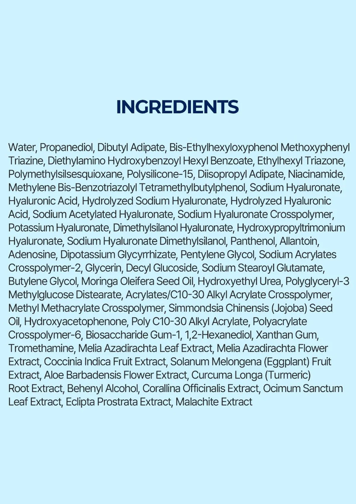 [TORRIDEN] Dive In Low Molecular Hyaluronic Acid Moisture Sun Cream SPF 50+ PA++++ 60ml - Image 9