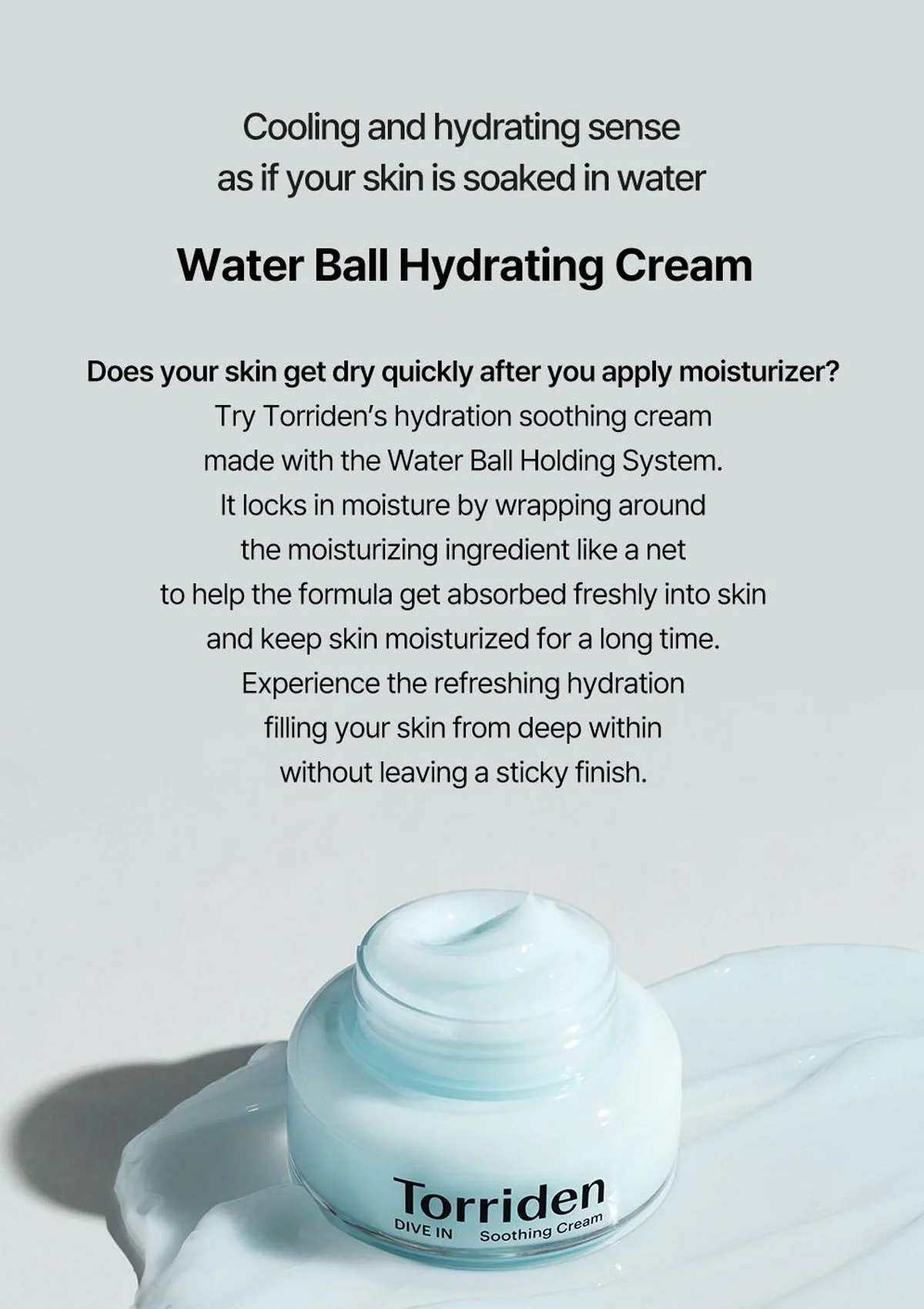 [TORRIDEN] Dive In Low Molecular Hyaluronic Acid Soothing Cream 100ml - Image 6