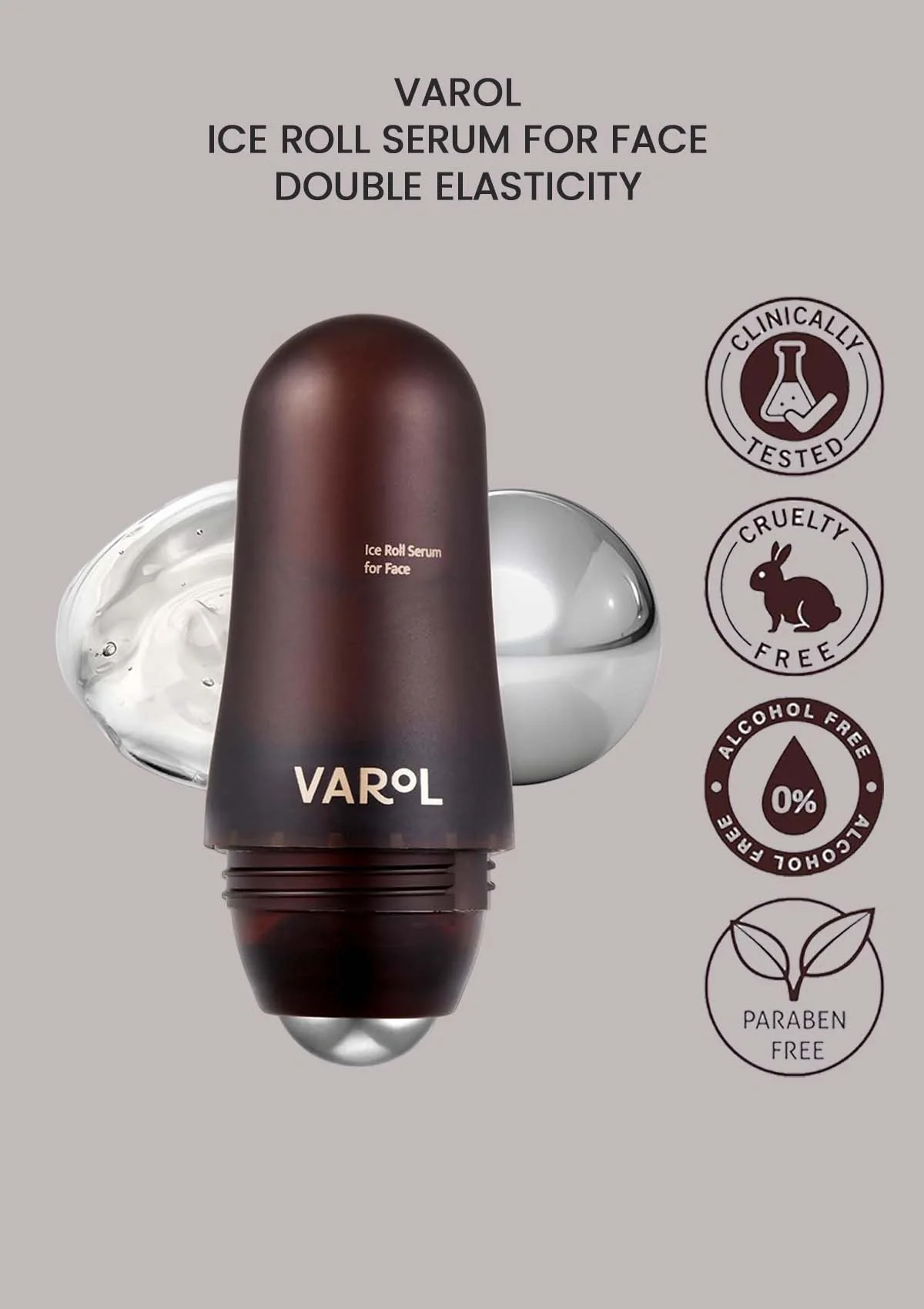 [VAROL] Ice Roll Serum for Face — Double Elasticity 50ml