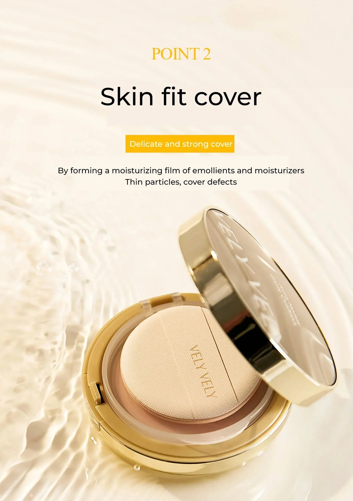 [VELY VELY] Aura Honey Glow Cushion SPF 50+ PA+++ 15g - Image 17