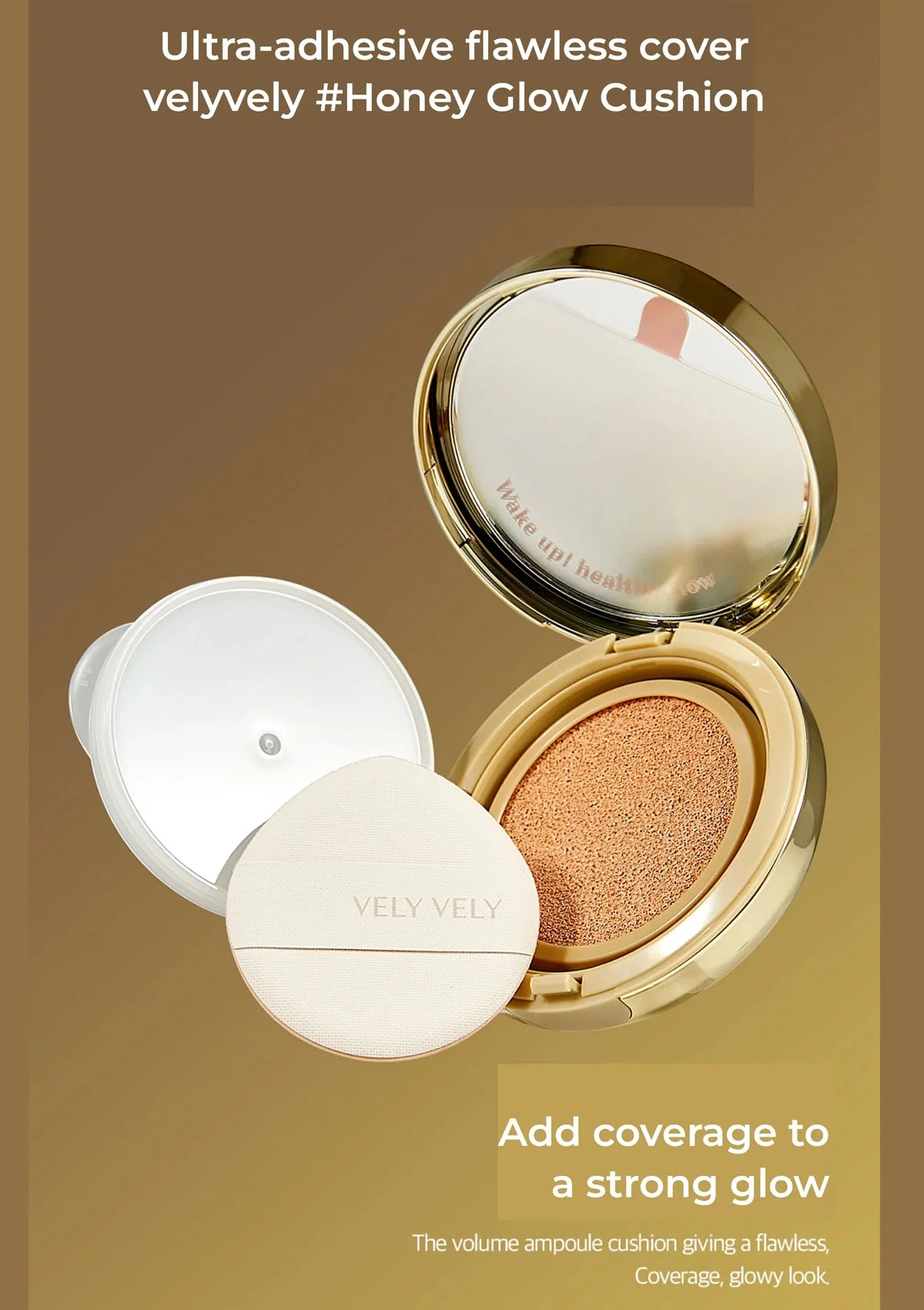[VELY VELY] Aura Honey Glow Cushion SPF 50+ PA+++ 15g - Image 8