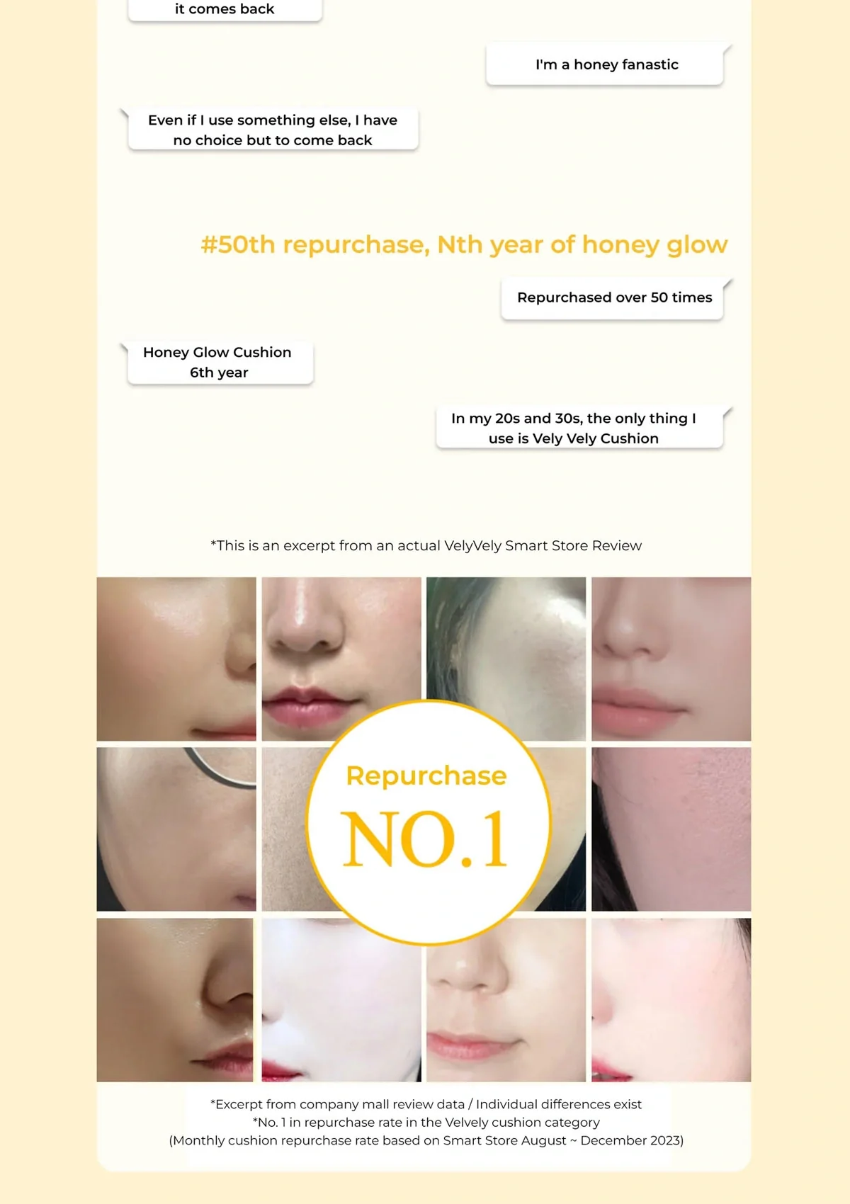 [VELY VELY] Aura Honey Glow Cushion SPF 50+ PA+++ 15g - Image 9