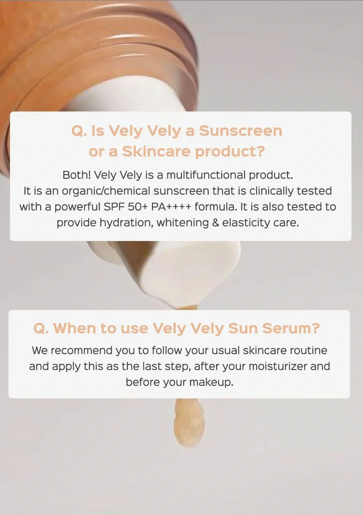 [VELY VELY] Collagen Sun Serum SPF 50+ PA++++  30ml - Image 17