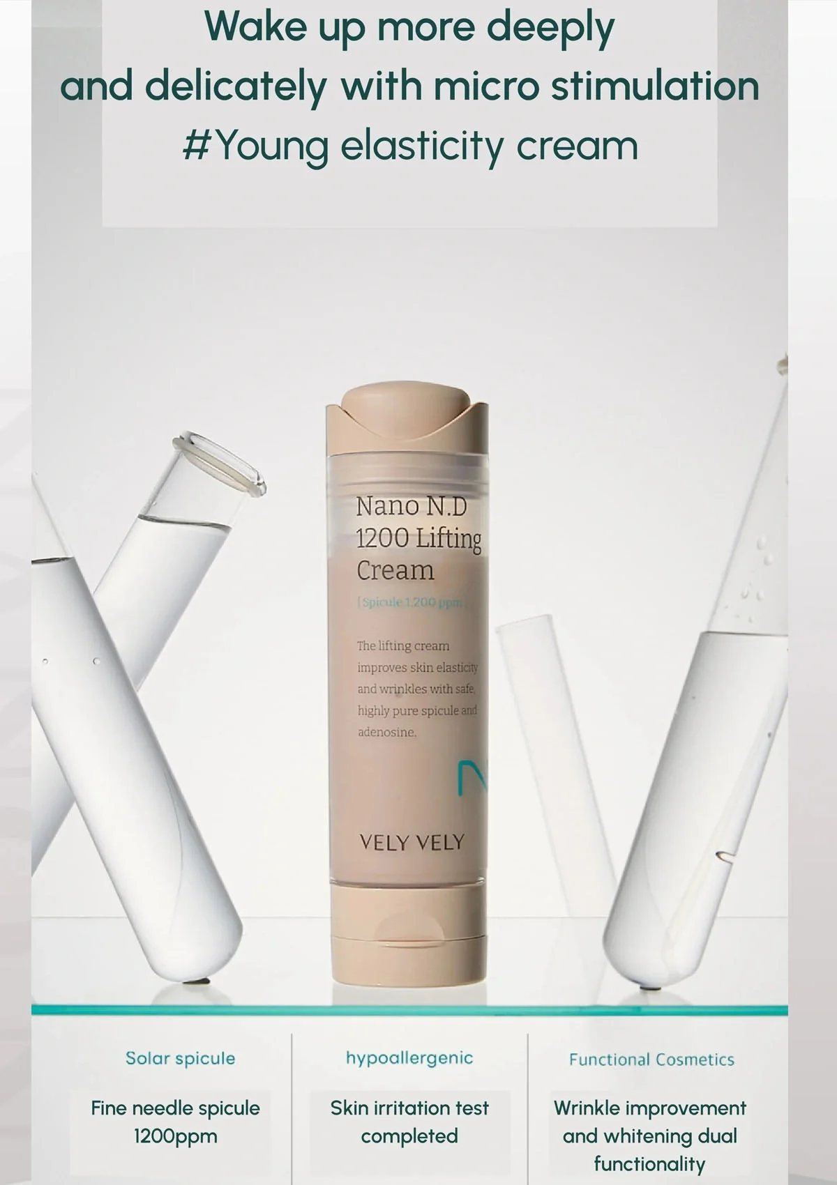[VELY VELY] Nano N.D 1200 Lifting Cream 50ml - Image 5