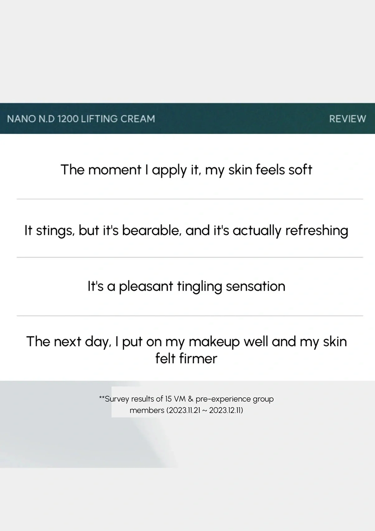 [VELY VELY] Nano N.D 1200 Lifting Cream 50ml - Image 9