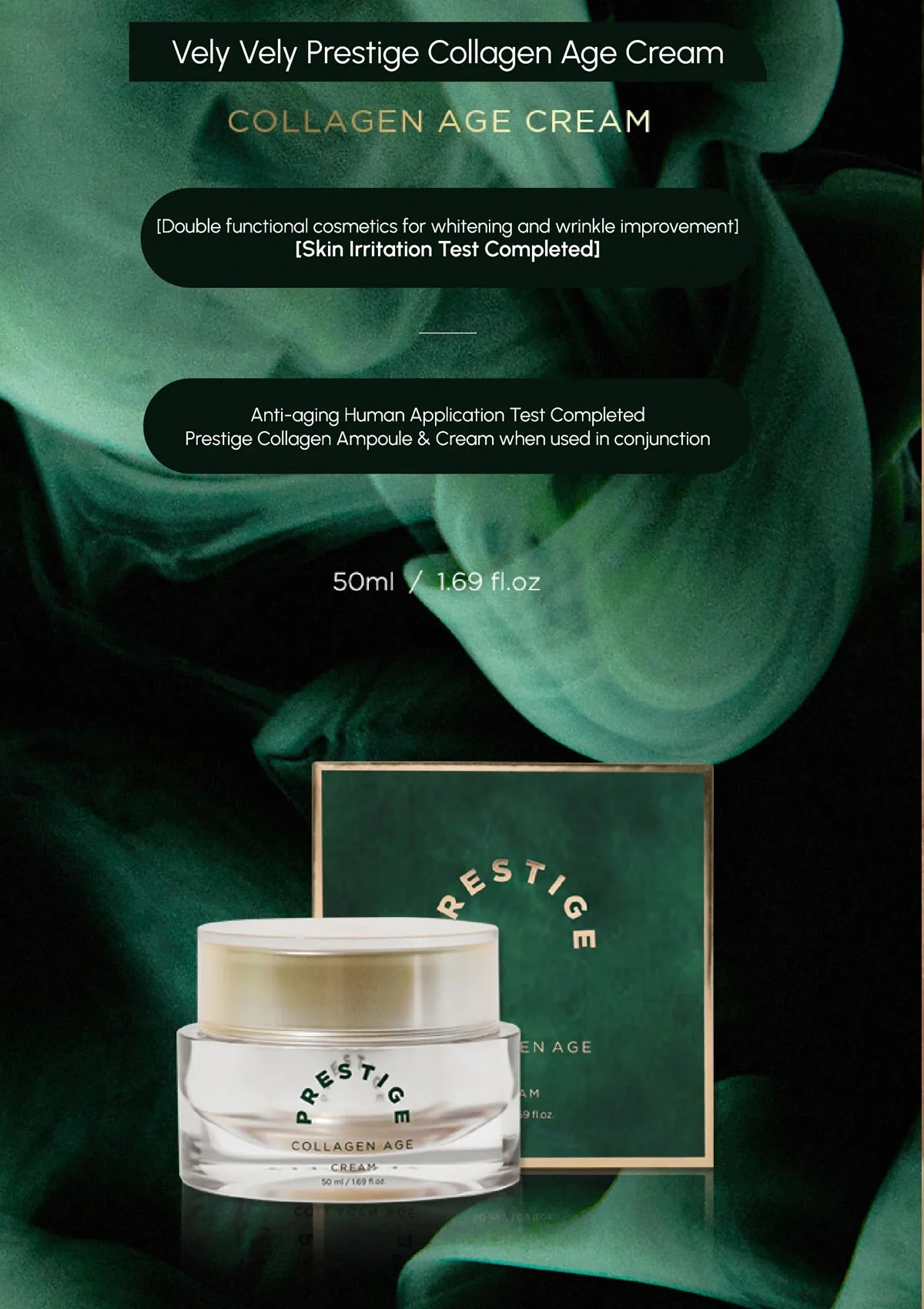 [VELY VELY] Prestige Collagen Age Cream Mist | Ampoule | Cream - Image 40