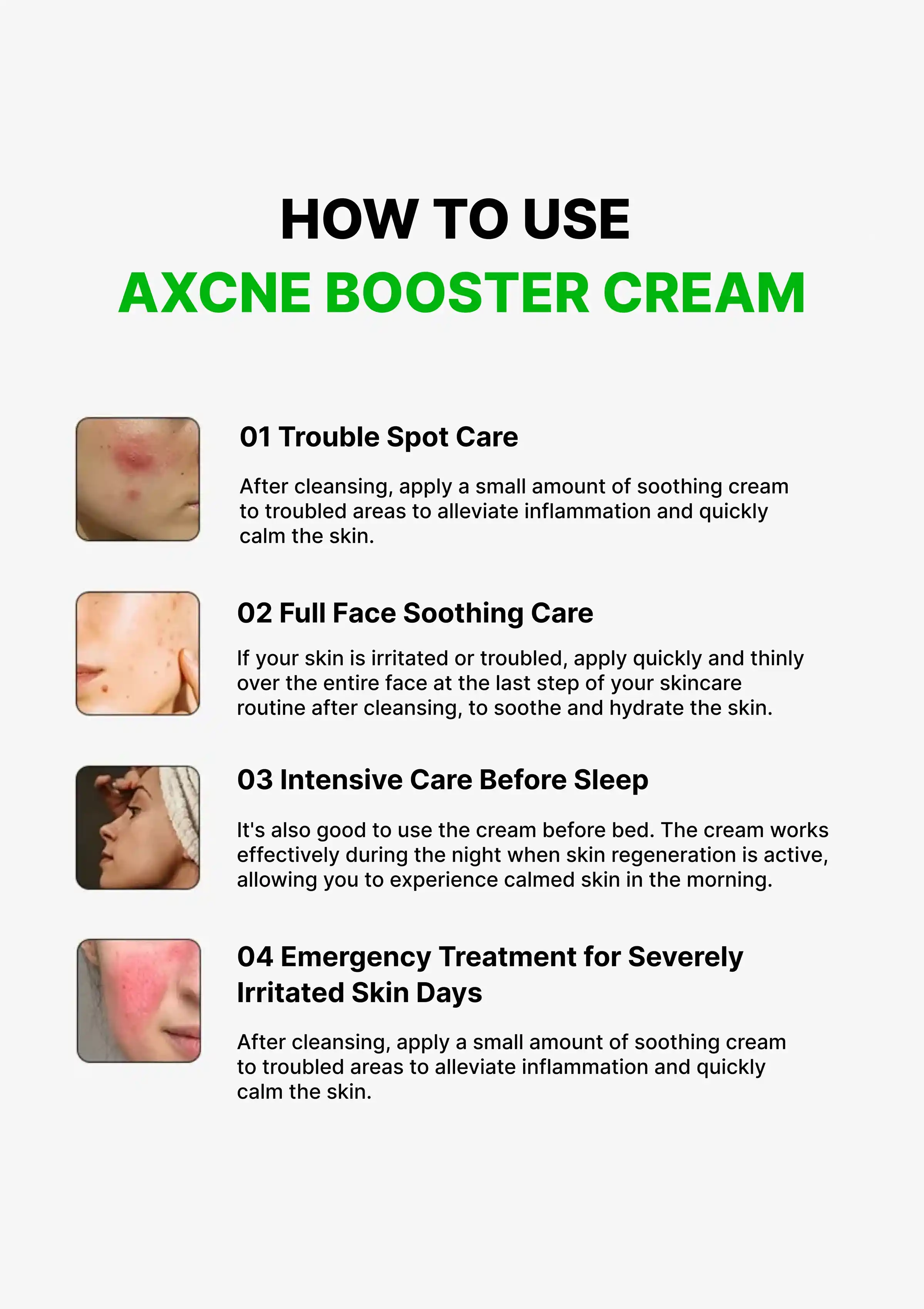[VEMONTES] Axcne Booster Cream 50ml | Cream Mask 150ml - Image 18